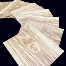 Frêne olivier placage dosse 0.3 mm XXL Petit Format