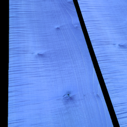 Sycomore Bleu Ondé Iris Placage Teinté 50 x 23 cm
